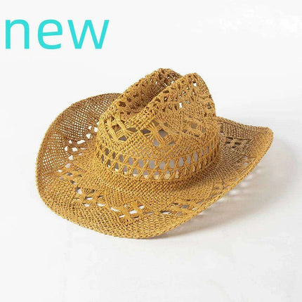 Handcrafted Stiff Cowboy Hat: Essential Summer Accessory for Men’s Wild West Fashion - Très Elite