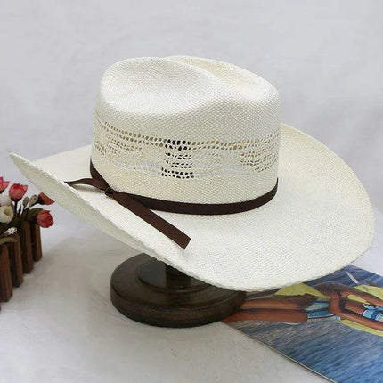 Handcrafted Stiff Cowboy Hat: Essential Summer Accessory for Men’s Wild West Fashion - Très Elite
