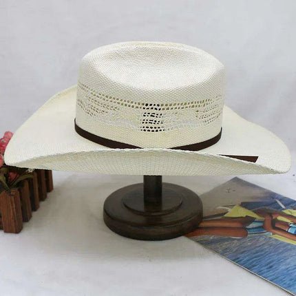 Handcrafted Stiff Cowboy Hat: Essential Summer Accessory for Men’s Wild West Fashion - Très Elite