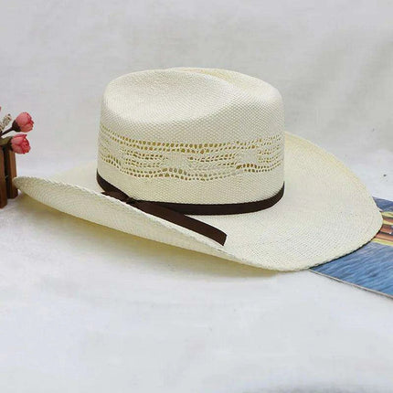 Handcrafted Stiff Cowboy Hat: Essential Summer Accessory for Men’s Wild West Fashion - Très Elite