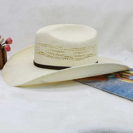 Handcrafted Stiff Cowboy Hat: Essential Summer Accessory for Men’s Wild West Fashion - Très Elite