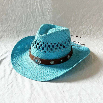 Handcrafted Stiff Cowboy Hat: Essential Summer Accessory for Men’s Wild West Fashion - Très Elite
