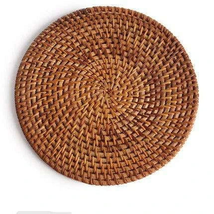 Handcrafted Sustainable Rattan Coasters - Eco-Friendly Drink Accessories for Every Occasion - Très Elite
