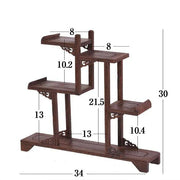 Handcrafted Wooden Display Stand for the Traditional Kung Fu Tea Ceremony - Très Elite