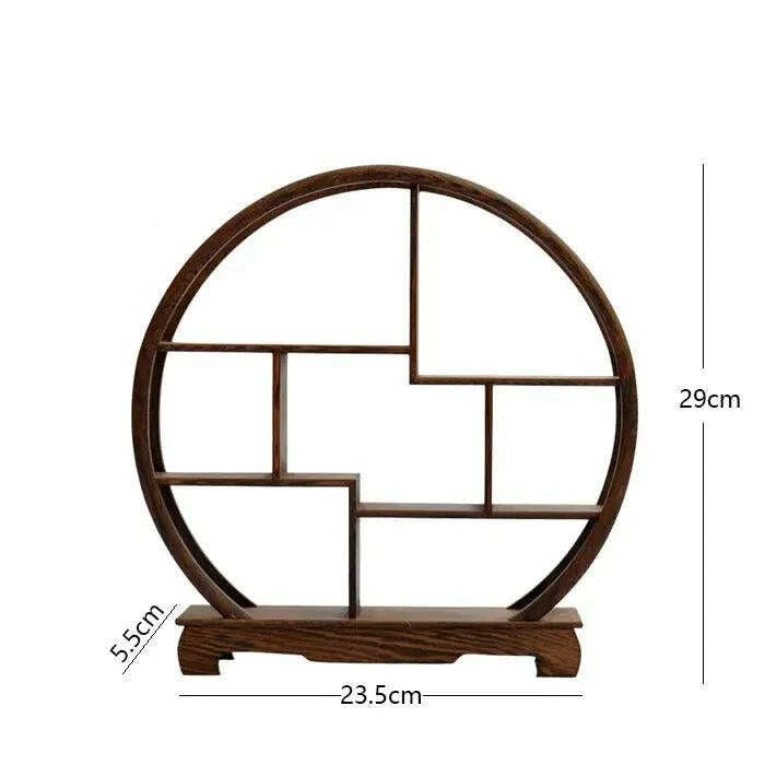 Handcrafted Wooden Display Stand for the Traditional Kung Fu Tea Ceremony - Très Elite