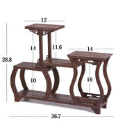 Handcrafted Wooden Display Stand for the Traditional Kung Fu Tea Ceremony - Très Elite