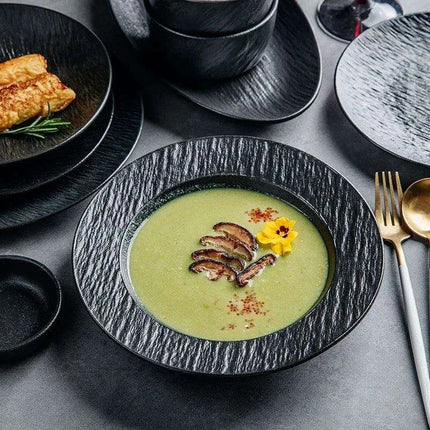 Handmade Artisan Ceramic Dining Set - Très Elite