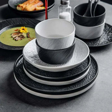 Handmade Artisan Ceramic Dining Set - Très Elite