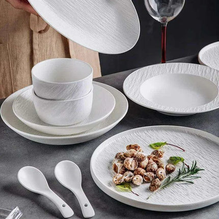 Handmade Artisan Ceramic Dining Set - Très Elite