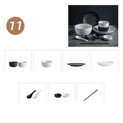 Handmade Artisan Ceramic Dining Set - Très Elite