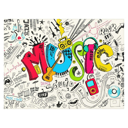 Harmonic Elegance Musical Area Rug - A Symphony for Your Space 🎶