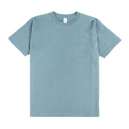 Haze Blue Casual Fit Lightweight Cotton Tee for Men and Couples
