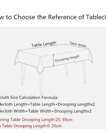 Joyful Christmas Striped Tablecloth - Waterproof Festive Home Decor