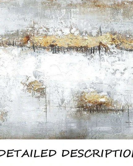 Elegant White Abstract Canvas Art for Modern Home Decor - Trendy Wall Accent