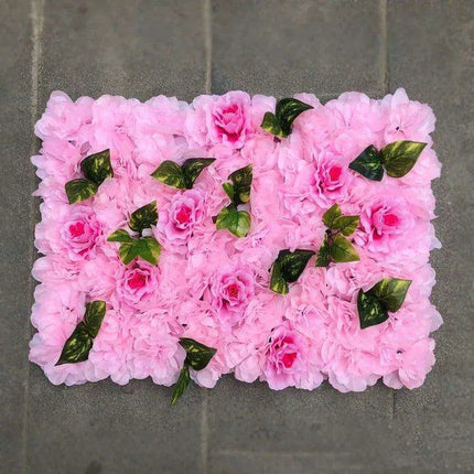 Elegant Floral Wall Art Handmade with Cotton, Silk, and Artificial Blooms