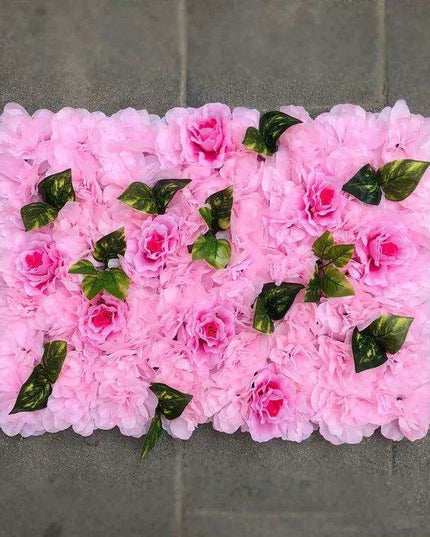 Elegant Floral Wall Art Handmade with Cotton, Silk, and Artificial Blooms