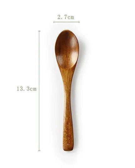 Eco-Friendly Bamboo Spoon for Kids - Perfect Kitchen Utensil for Soups, Rice, and Treats