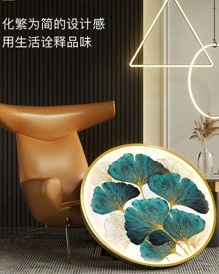 Ginkgo Leaf Serenity: Modern LED Wall Lamp for Stylish Home Illumination