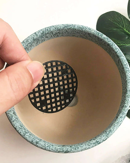 Garden Optimizer: 10-Pack Durable Mesh Drainage Cushions for Circular Planters