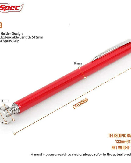 Heavy-Duty Telescopic Magnetic Pickup Tool - 8LB Capacity Stainless Steel Design