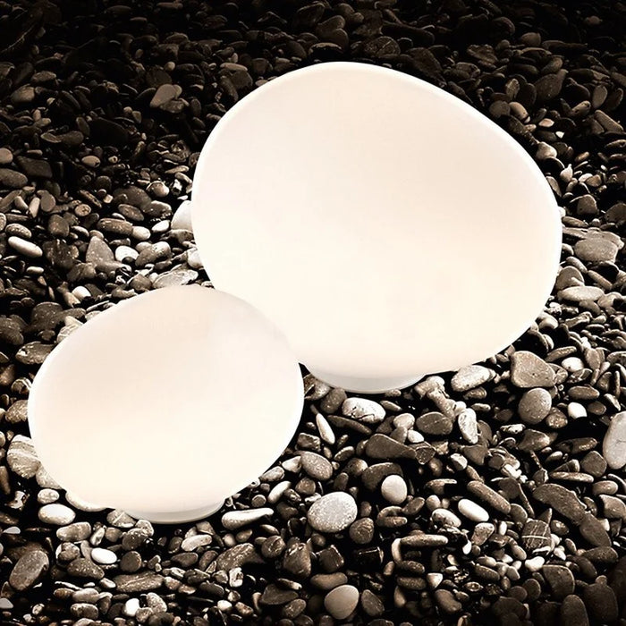 Italian Designer Geometric Glass Spherical Table Lamp
