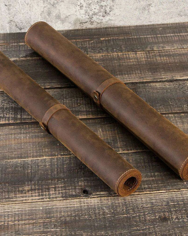 Exquisite Genuine Cowhide Leather Extra-Large Mouse Pad - Elegant Desk Mat for Gamers & Professionals