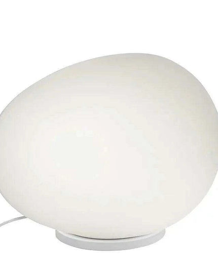 Sleek Nordic-Inspired Geometric Glass Table Lamp