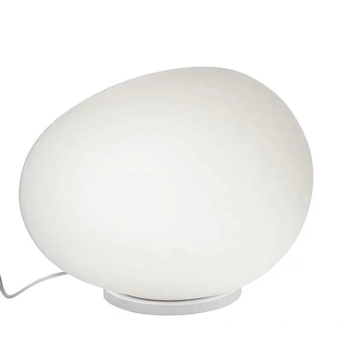Sleek Nordic-Inspired Geometric Glass Table Lamp