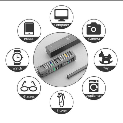 45-Piece Magnetic Precision Screwdriver Toolkit - Essential Repair Companion