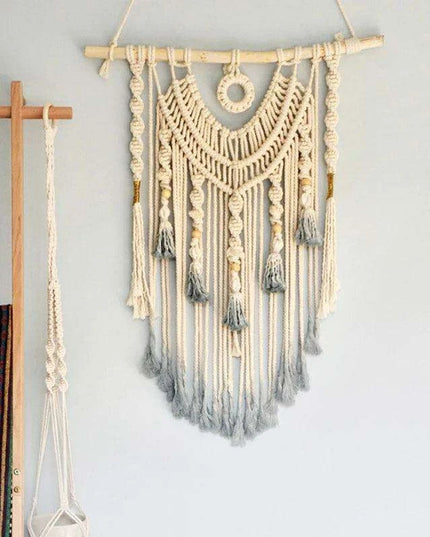 Luxurious Handcrafted Bohemian Macrame Dream Catcher for Elegant Wall Decor