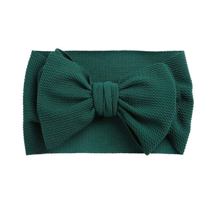 Chic Oversized Bow Turban Headband for Fashion-Forward Baby Girls