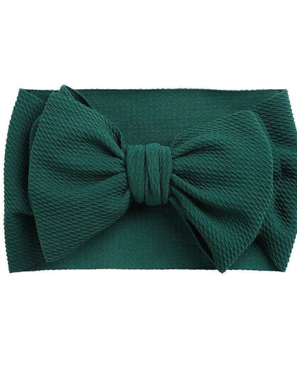 Chic Oversized Bow Turban Headband for Fashion-Forward Baby Girls