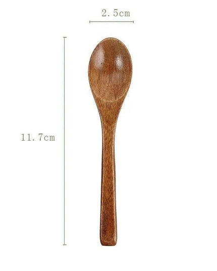 Eco-Friendly Bamboo Spoon for Kids - Perfect Kitchen Utensil for Soups, Rice, and Treats