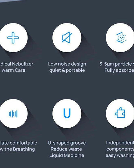 VET Ultra-Quiet Portable Veterinary Nebulizer NE-M01