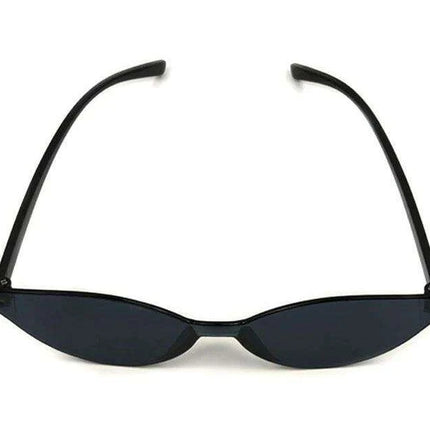 Vibrant Rimless Cat Eye Sunglasses for Fashion-Forward Summer Looks