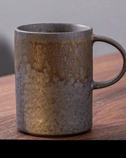 Rustic Japanese Artisan Ceramic Coffee Mug
