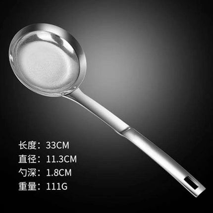 Effortless Cooking with Ergonomic Stainless Steel Skimmer Ladle
