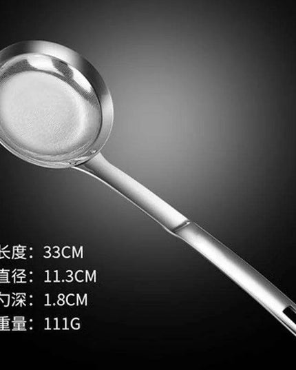Effortless Cooking with Ergonomic Stainless Steel Skimmer Ladle