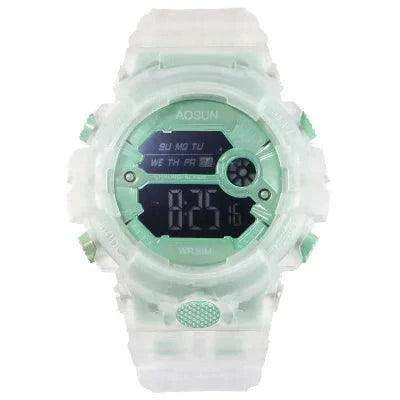 Vibrant Waterproof Jelly Strap Digital Watch for Kids - UTHAI CE35