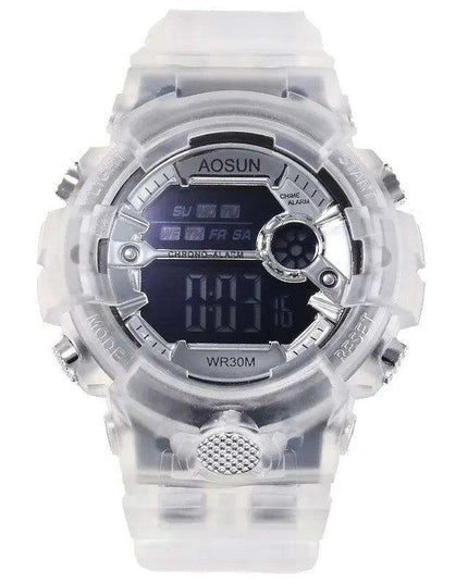 Vibrant Waterproof Jelly Strap Digital Watch for Kids - UTHAI CE35