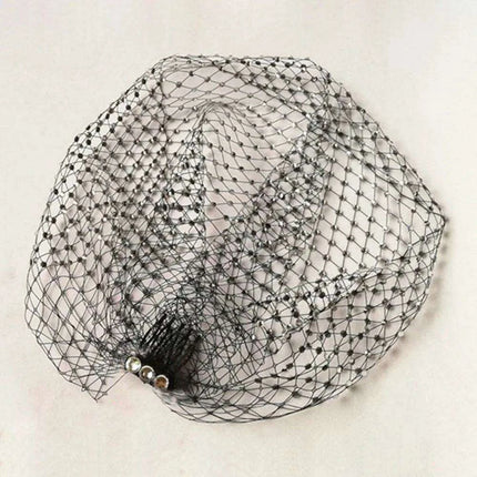 Crystal Elegance Rhinestone Mesh Costume Mask by Stonefans