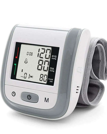 Wrist-Fit Digital Blood Pressure & Heart Rate Tracker for Optimal Health Monitoring