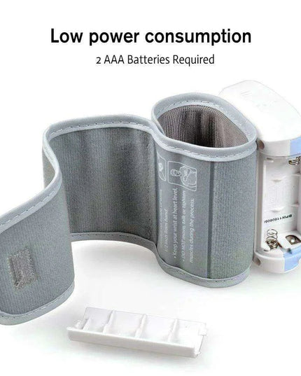 Wrist-Fit Digital Blood Pressure & Heart Rate Tracker for Optimal Health Monitoring