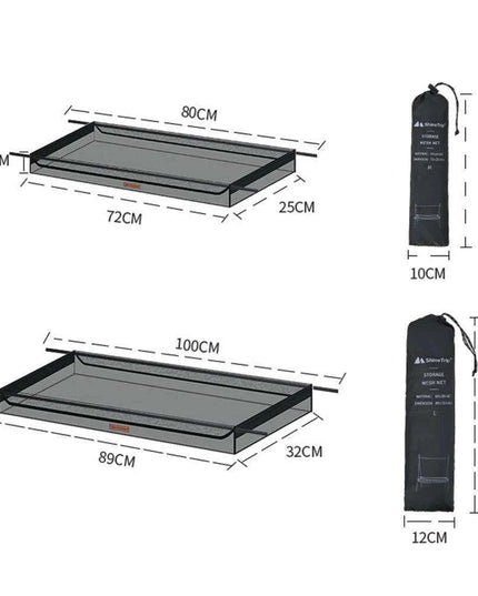 Compact Folding Aluminum Camping Cooking Rack and Organizer for Outdoor Fun