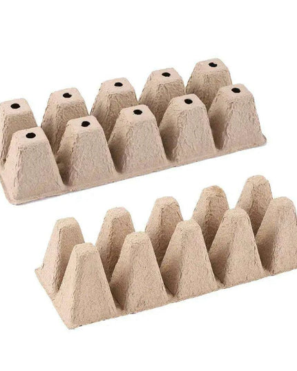 Eco-Friendly Biodegradable Seedling Starter Kit with 5 Paper Pulp Trays