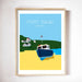 Vintage Coastal Fishing Boat Scene Canvas Art Print - Nautical Charm for Home Décor