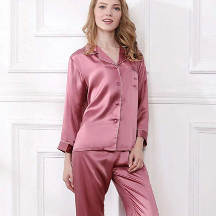 Silken Dreams: Premium Women's Pajama Set for Ultimate Comfort