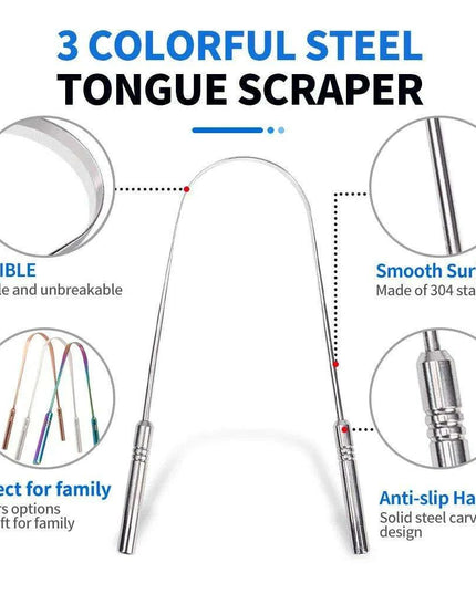 Stainless Steel Tongue Scraper
