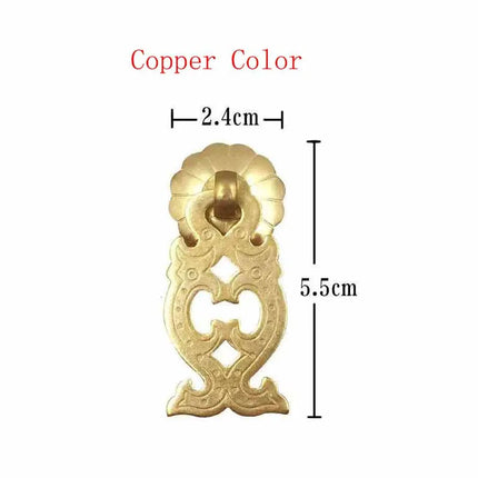 Vintage Brass Furniture Handles — Small Cabinet Knobs & Drawer Pulls in Bronze & Copper