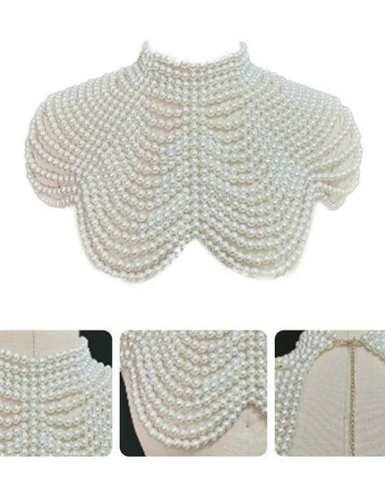 Pearl Elegance Choker and Body Chain Set